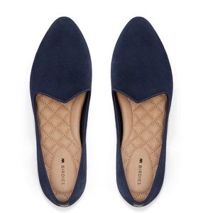 Birdies Heron Navy Suede Loafers Flats